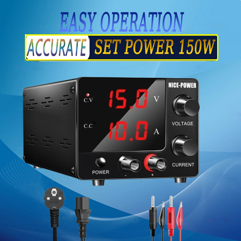 30V10A adjustable power supply Laboratory chemical metal industry electroplated circuit board short-circuit burning machine test
30V10A adjustable power supply Laboratory chemical metal industry electroplated circuit board short-circuit burning machine test