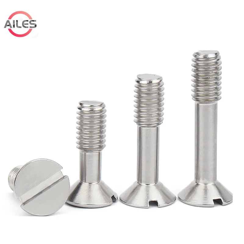 

M2.5 M3 M4 M5 M6 M8 Slotted Flat Countersunk Head Screw with Waisted Shank 304 Stainless Steel Flat Slot Unloosing Bolts