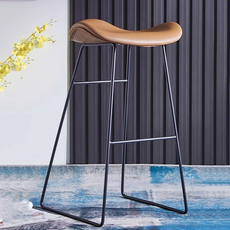

Бытовые эргономичные стулья для бара, эргономичный барный стул, современные стулья для ресепшн, простой дизайн, Banqueta, барная мебель BY-162