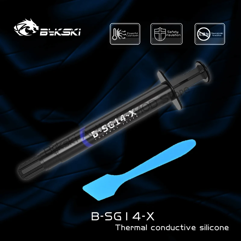Bykski B-SG14-X термопаста, проводящая смазка для всех процессоров, GPU, ПК, PS4, XBOX, силиконовая паста, теплоотвод, Термопаста
Bykski B-SG14-X термопаста, проводящая смазка для всех процессоров, GPU, ПК, PS4, XBOX, силиконовая паста, теплоотвод, Термопаста