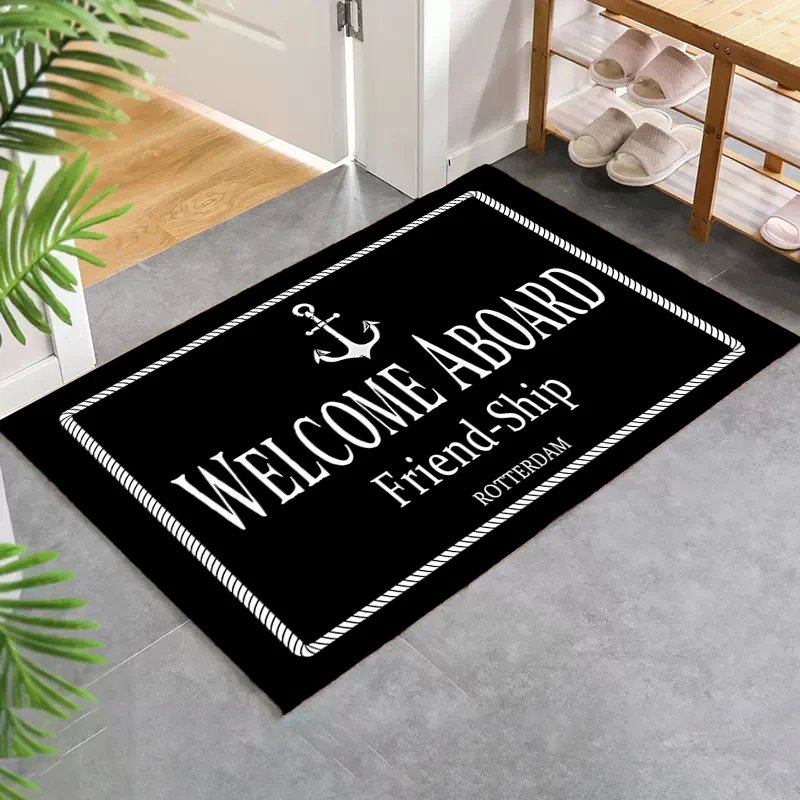 Mats Bedroom Boat Anchor Door Mat Kitchen and Home Items Washable Non-slip Kitchen Rug Living Room House Entrance Mat Custom
Mats Bedroom Boat Anchor Door Mat Kitchen and Home Items Washable Non-slip Kitchen Rug Living Room House Entrance Mat Custom