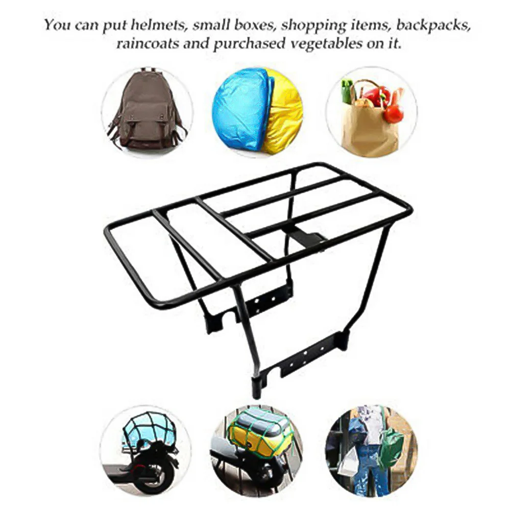 Brand New Rear Shelf Electric Scooter Iron Parts 27 X15 X 17 Cm 720g Accessories Black For Luggage Travel Rack
Brand New Rear Shelf Electric Scooter Iron Parts 27 X15 X 17 Cm 720g Accessories Black For Luggage Travel Rack