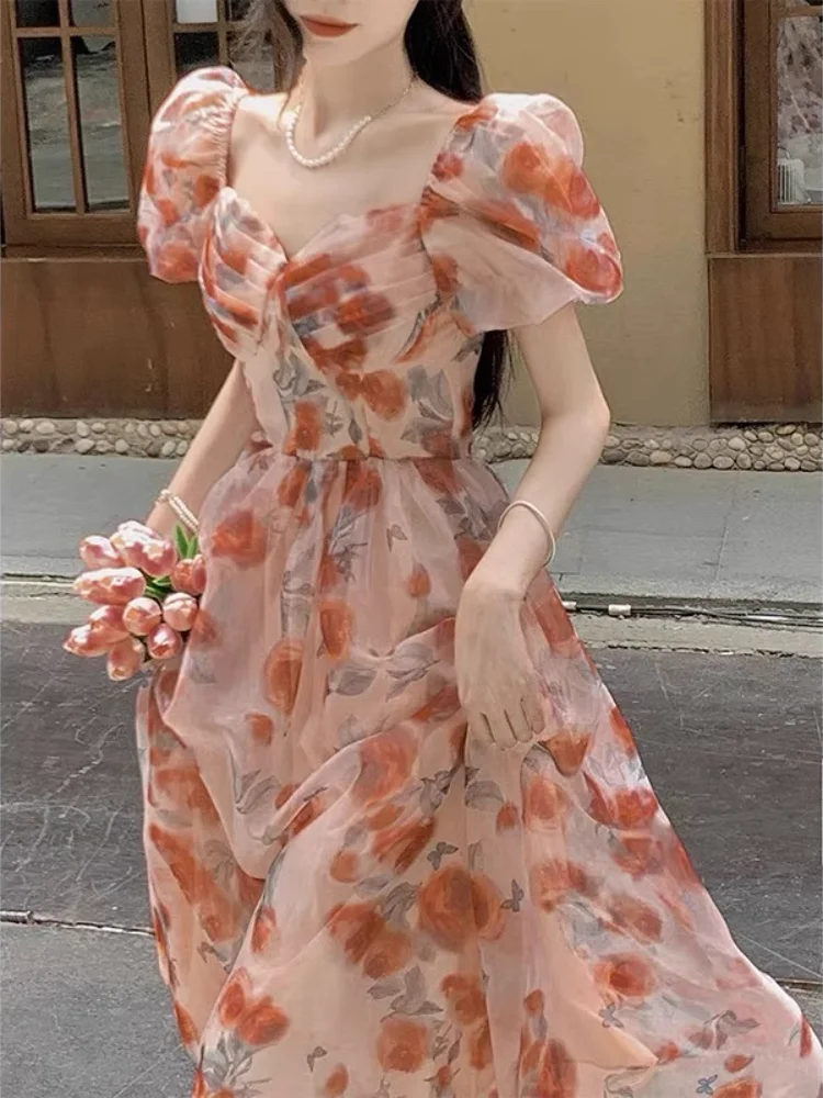 New Women 2024 Summer Casual Floral Print Dresses Female Elegant Short Sleeve Long Dress Ladies Loose A-line Vestidos X355
New Women 2024 Summer Casual Floral Print Dresses Female Elegant Short Sleeve Long Dress Ladies Loose A-line Vestidos X355