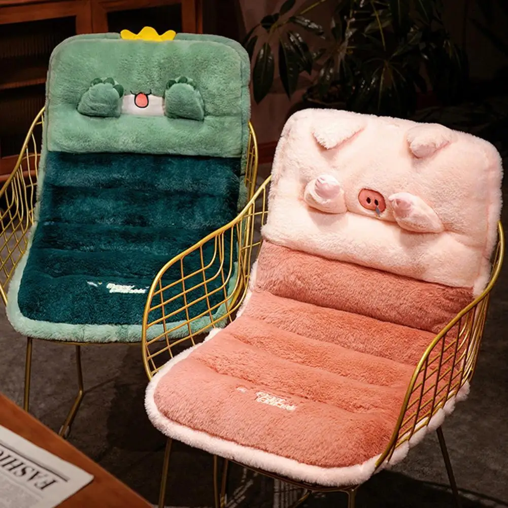 Dining Chair Pad Plush Seat Cushion Ultra-thick Super Soft Cartoon Stuffed Plush Chair Cushion with Backrest Wear for Cute
Dining Chair Pad Plush Seat Cushion Ultra-thick Super Soft Cartoon Stuffed Plush Chair Cushion with Backrest Wear for Cute