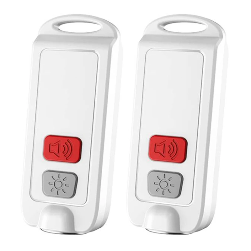 2X Personal Alarm,Safety Alarm For Women With SOS LED Light,130DB Siren,Waterproof Keychain Sound Device For Kids Elders 
2X Personal Alarm,Safety Alarm For Women With SOS LED Light,130DB Siren,Waterproof Keychain Sound Device For Kids Elders