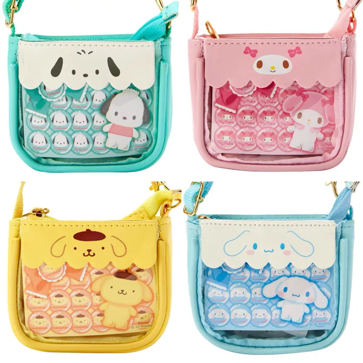 Новинка, модная сумка Sanrio из искусственной кожи, аниме Мультяшные персонажи, My Melody Kuromi Cinnamoroll почтовый аксессуар Onpompurin, косметичка
Новинка, модная сумка Sanrio из искусственной кожи, аниме Мультяшные персонажи, My Melody Kuromi Cinnamoroll почтовый аксессуар Onpompurin, косметичка