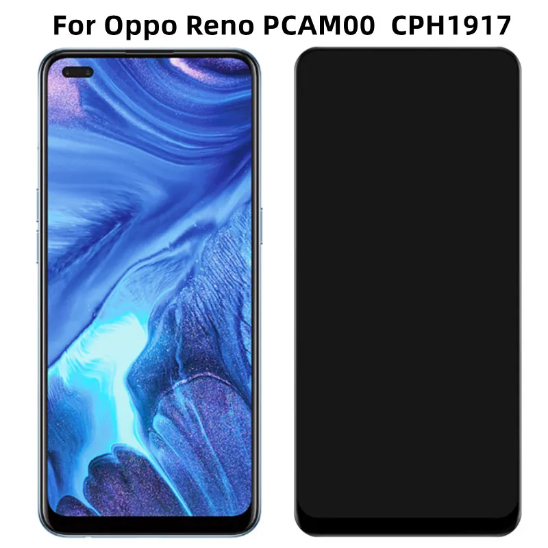

6.4" OLED screen For OPPO Reno PCAT00, PCAM00 CPH1917 LCD Display Touch Screen Digitizer Assembly Replacement