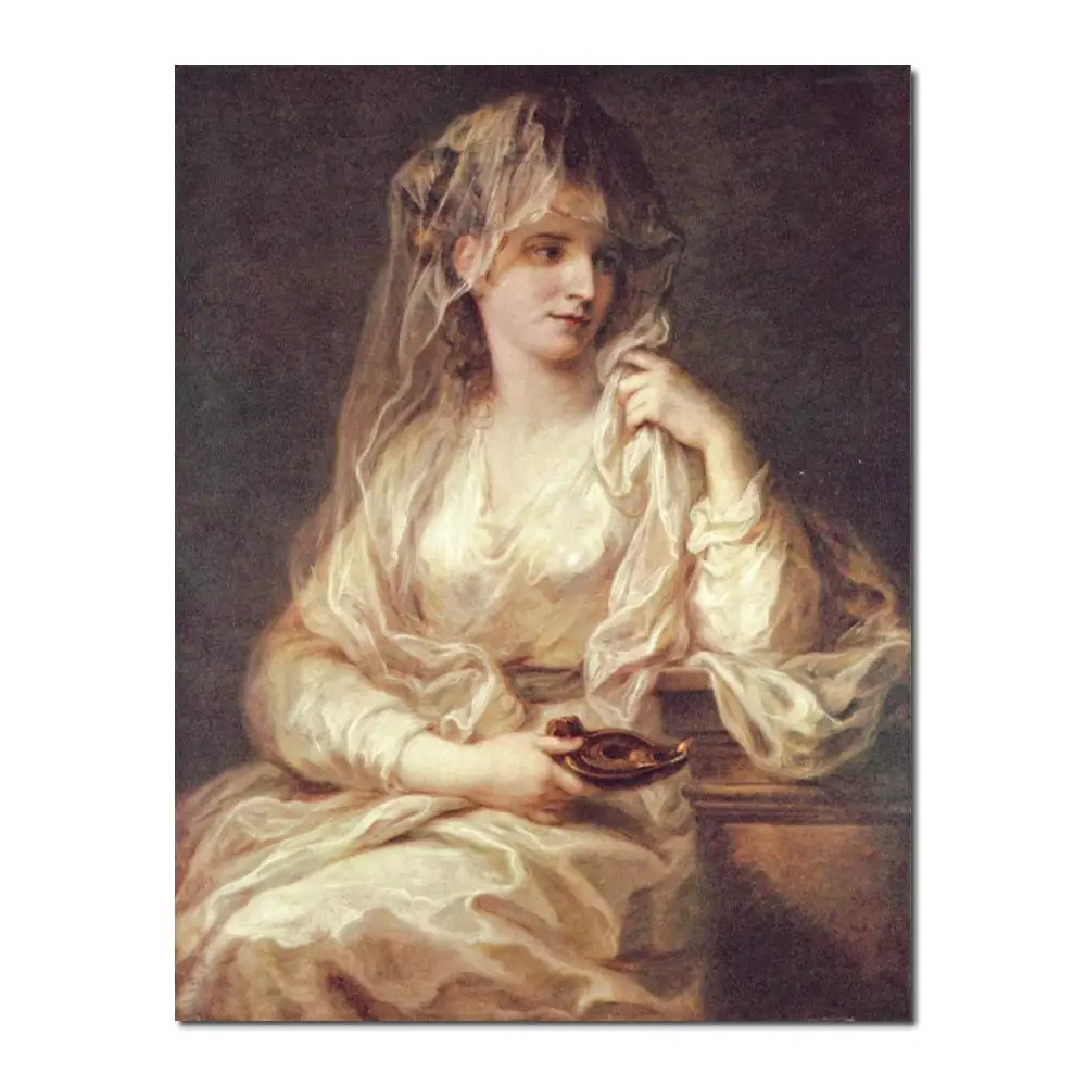 

Portrait of a Woman as a Vestal Virgin Angelica Kauffman painting for sale Hand painted High quality