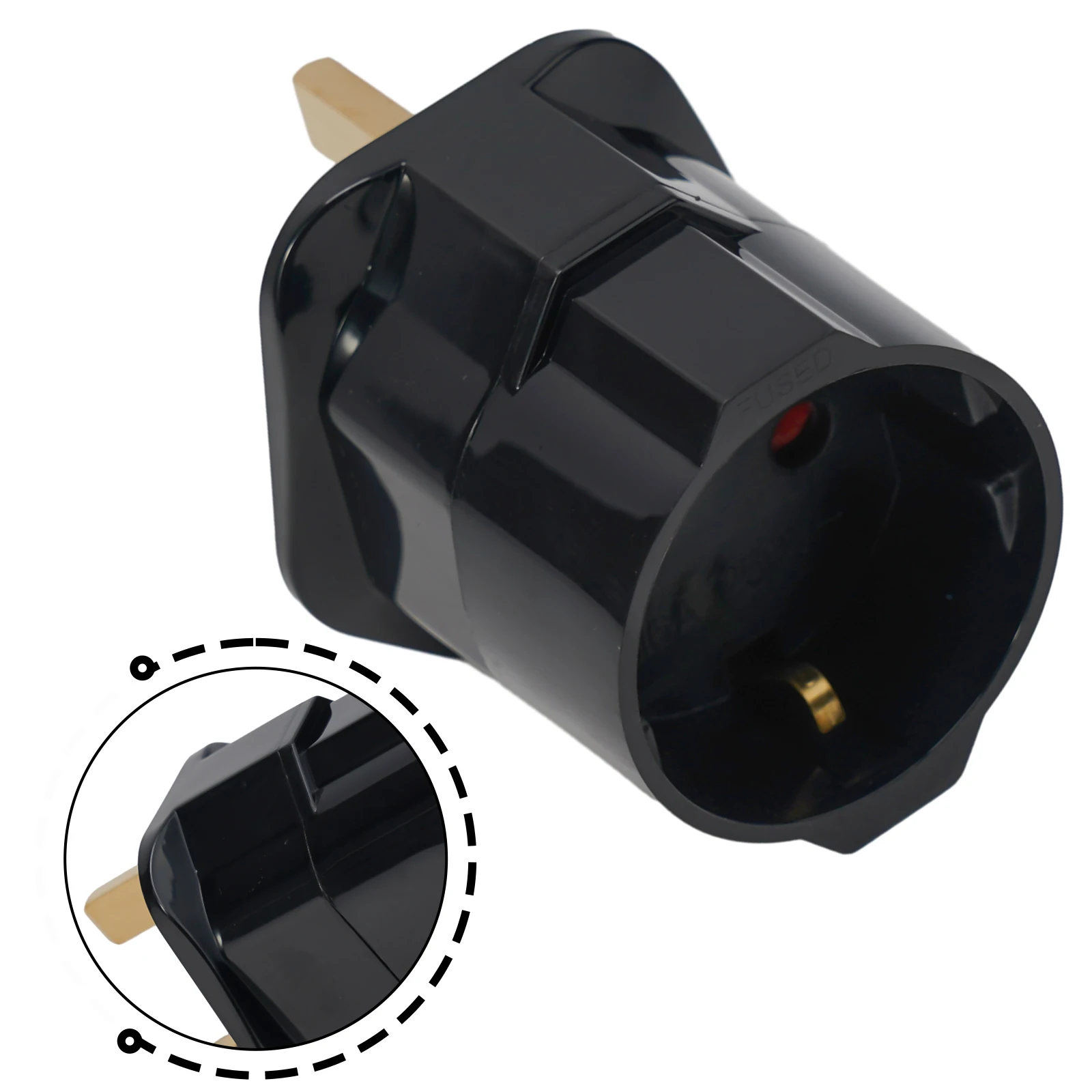 EU 2 Pin To UK 3 Pin Plug AC Adapter Travel Converter European Power Plug Adapter Electrical Outlet Adapters Converters
EU 2 Pin To UK 3 Pin Plug AC Adapter Travel Converter European Power Plug Adapter Electrical Outlet Adapters Converters