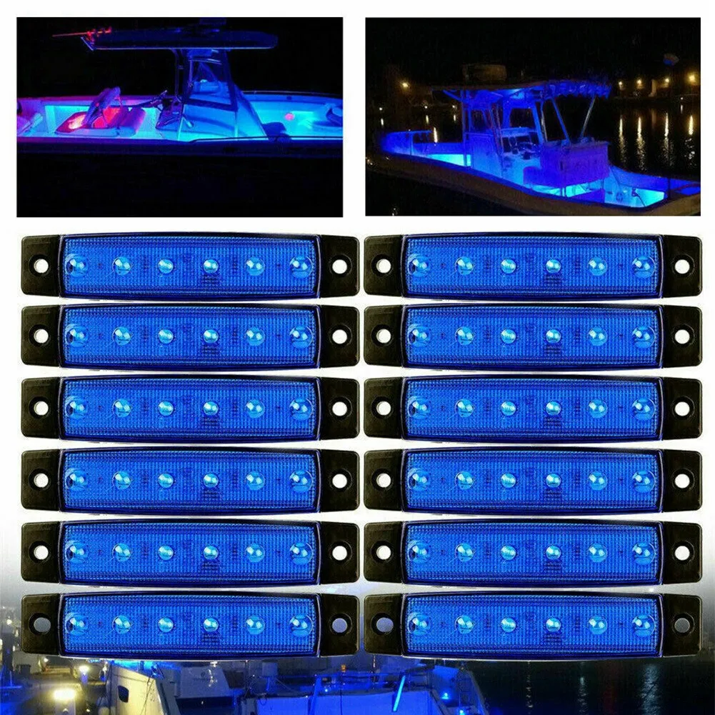 Marine Boat Boat Deck Lights Stern Transom Lights 12V-24VDC 75mm X 20mm X 5mm LED Cabin Courtesy Light Energy-saving
Marine Boat Boat Deck Lights Stern Transom Lights 12V-24VDC 75mm X 20mm X 5mm LED Cabin Courtesy Light Energy-saving