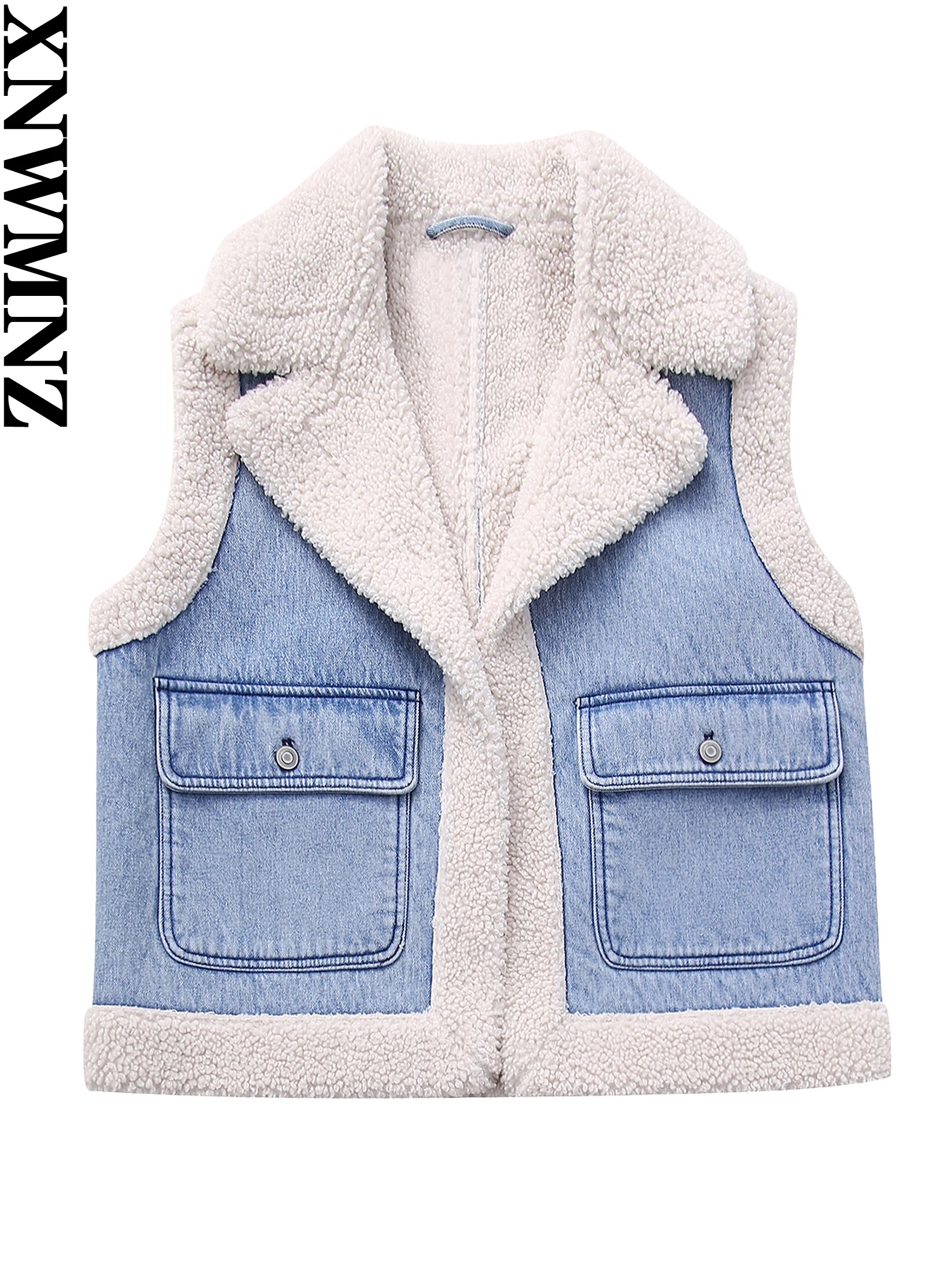 XNWMNZ Women's Fashion 2023 Autumn/Winter Faux Wool Double-Faced Denim Waistcoat High Street Pocket Versatile Female Tank Top
XNWMNZ Women's Fashion 2023 Autumn/Winter Faux Wool Double-Faced Denim Waistcoat High Street Pocket Versatile Female Tank Top