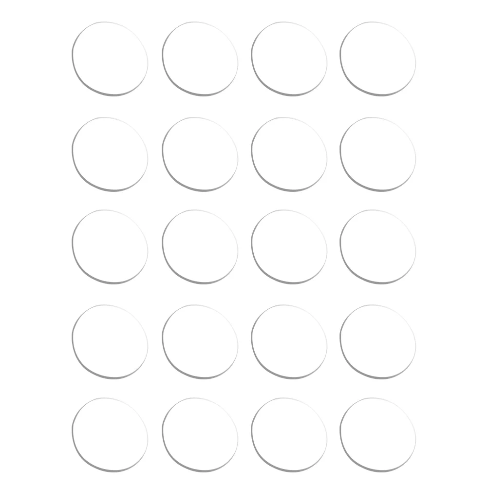 20pcs Round Bumper Pads Glass Table Rubber Spacers Cabinet Door Bumpers for Drawers Glass Tops Small Furniture
20pcs Round Bumper Pads Glass Table Rubber Spacers Cabinet Door Bumpers for Drawers Glass Tops Small Furniture