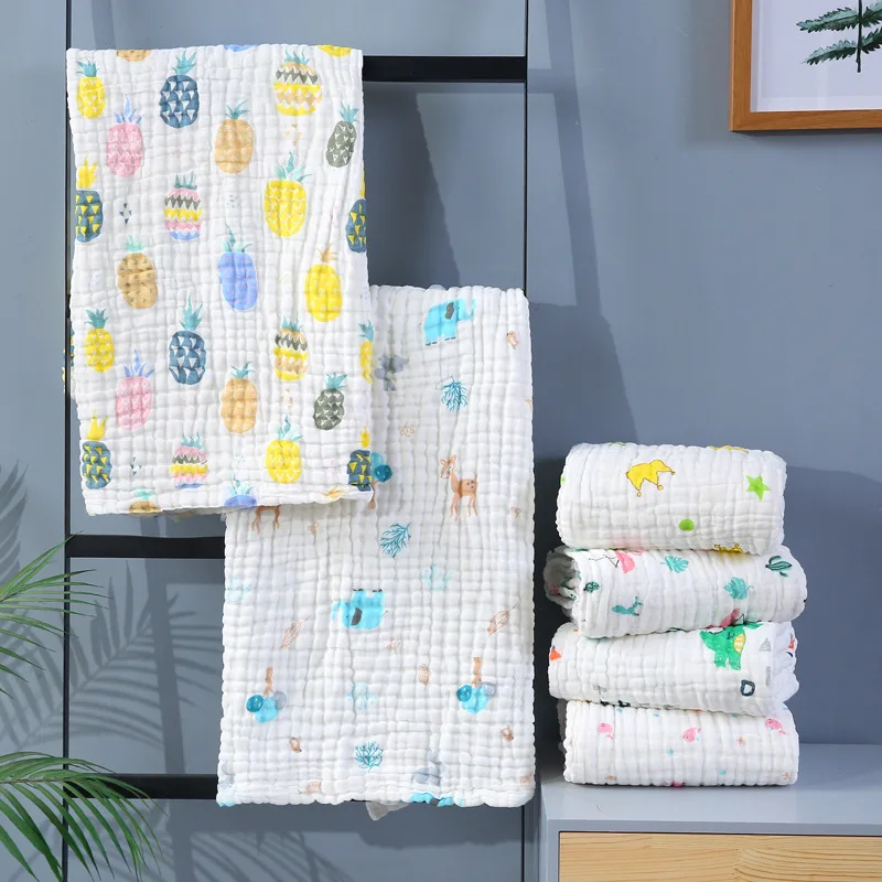 Baby Bath Towel Blanket Newborn Bathrobe 100% Cotton Gauze Washcloth Child Robe Kids Blankets Muslin bathroom towels 110*110cm
Baby Bath Towel Blanket Newborn Bathrobe 100% Cotton Gauze Washcloth Child Robe Kids Blankets Muslin bathroom towels 110*110cm