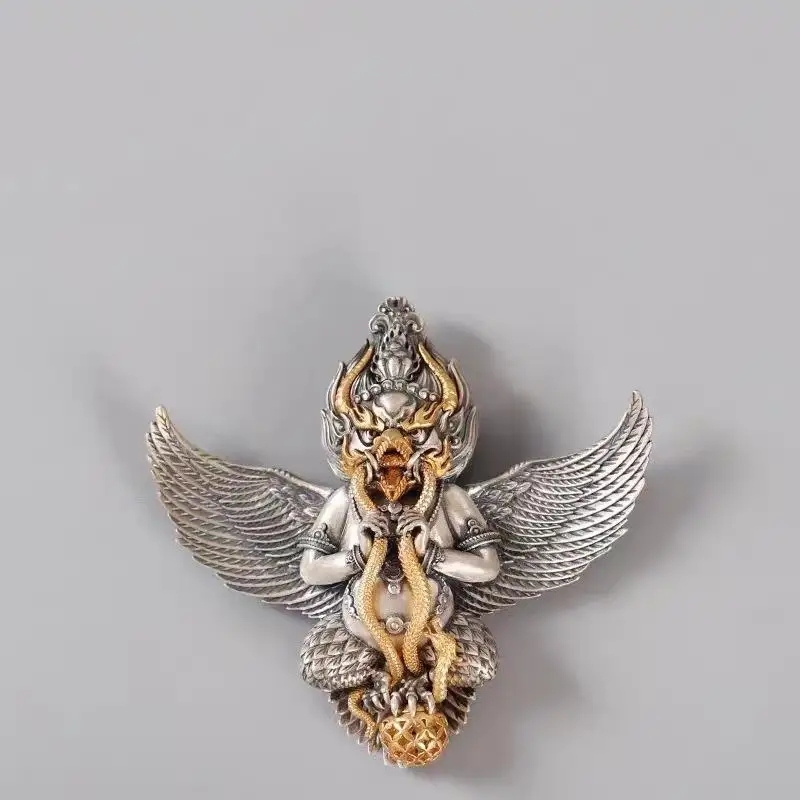 Tibetan Dapeng Bird Pendant Necklace Sweater Chain Pendant Ethnic Style Tibetan Cultural and Amusement Jewelry
Tibetan Dapeng Bird Pendant Necklace Sweater Chain Pendant Ethnic Style Tibetan Cultural and Amusement Jewelry