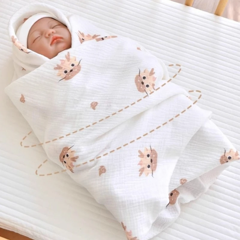 

Хлопковое детское одеяло, полотенце для душа для новорожденных, мягкие впитывающие пеленки, дышащие детские незаменимые