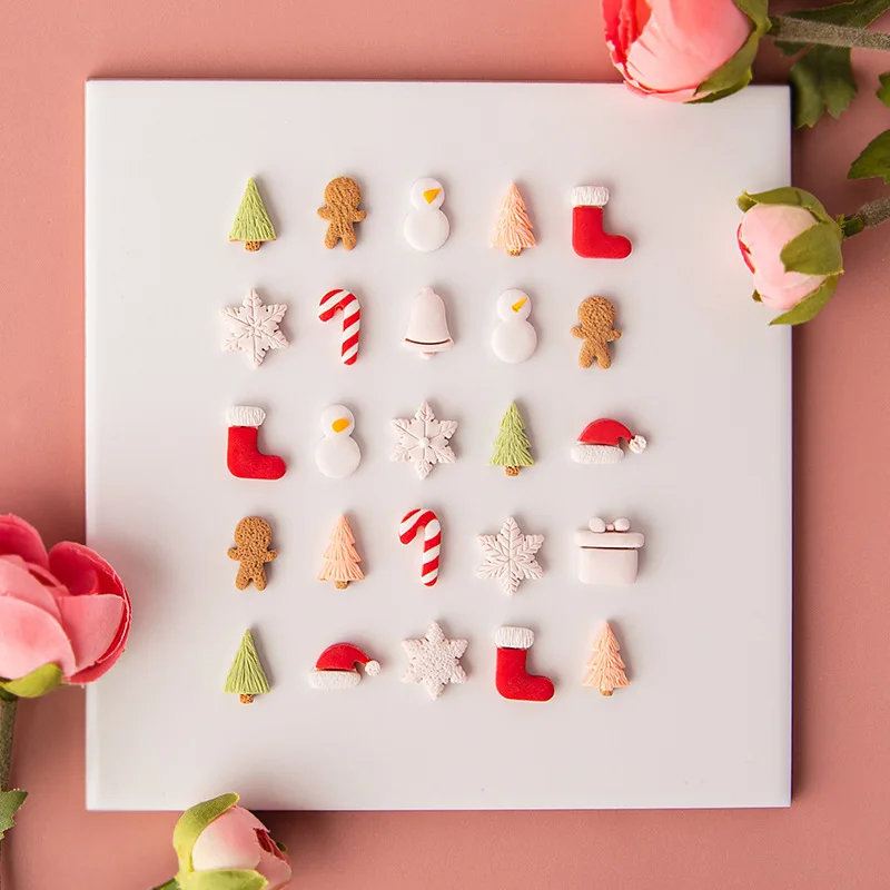 Mini Christmas Polymer Clay Cutter Cartoon Xmas Tree Snowman Soft Pottery Earrings Clay Mold DIY Jewelry Decoration Making Tools
Mini Christmas Polymer Clay Cutter Cartoon Xmas Tree Snowman Soft Pottery Earrings Clay Mold DIY Jewelry Decoration Making Tools