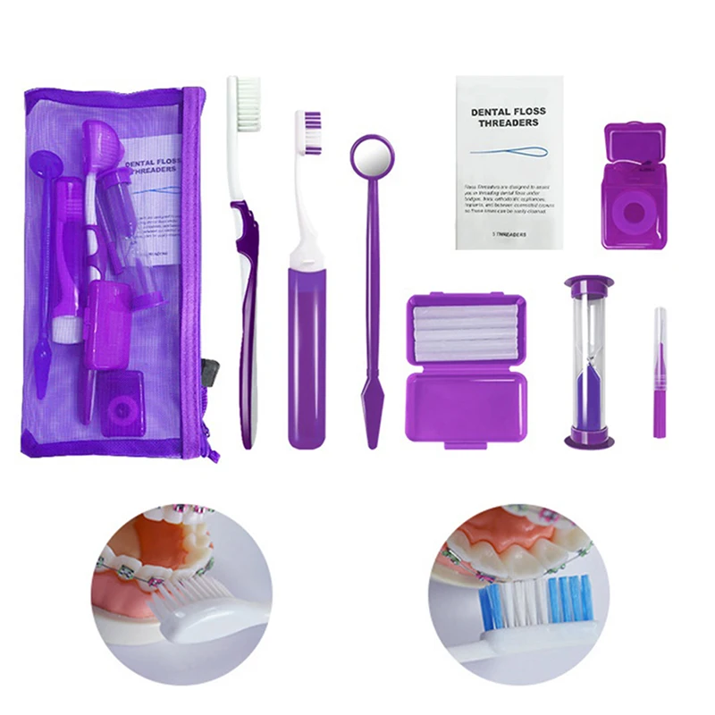 8pcs/set Oral Cleaning Care Dental Teeth Orthodontic Kits Whitening Tool Portable Outdoor Suit Interdental BrushOral Care
8pcs/set Oral Cleaning Care Dental Teeth Orthodontic Kits Whitening Tool Portable Outdoor Suit Interdental BrushOral Care