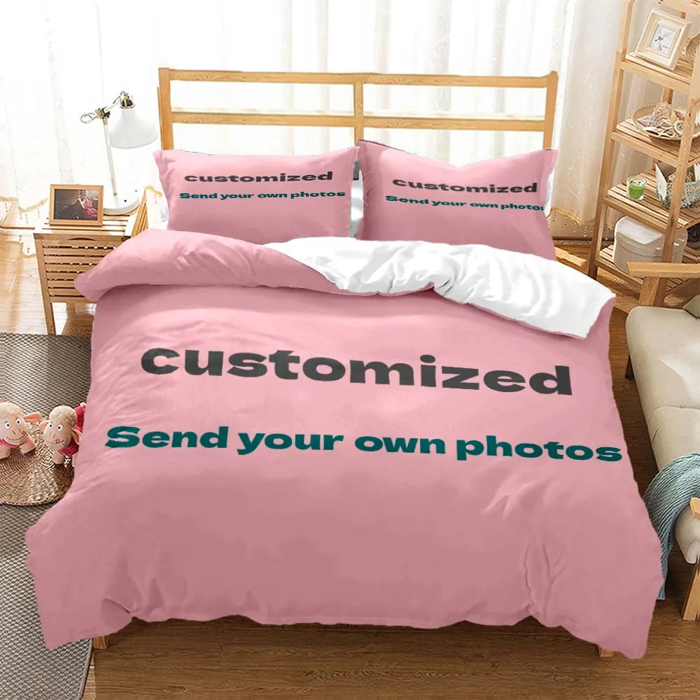 

Пододеяльник с индивидуальным фото логотипом для мальчиков и девочек, подарок для взрослых, индивидуальный Комплект постельного белья, большое мягкое и удобное стеганое одеяло