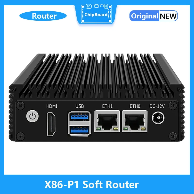 X86-P1 Soft Router N3050/N3160/N3700 Mini Host 6W Low Power Energy Gardware Fanless Energy Saving Microcomputer
X86-P1 Soft Router N3050/N3160/N3700 Mini Host 6W Low Power Energy Gardware Fanless Energy Saving Microcomputer