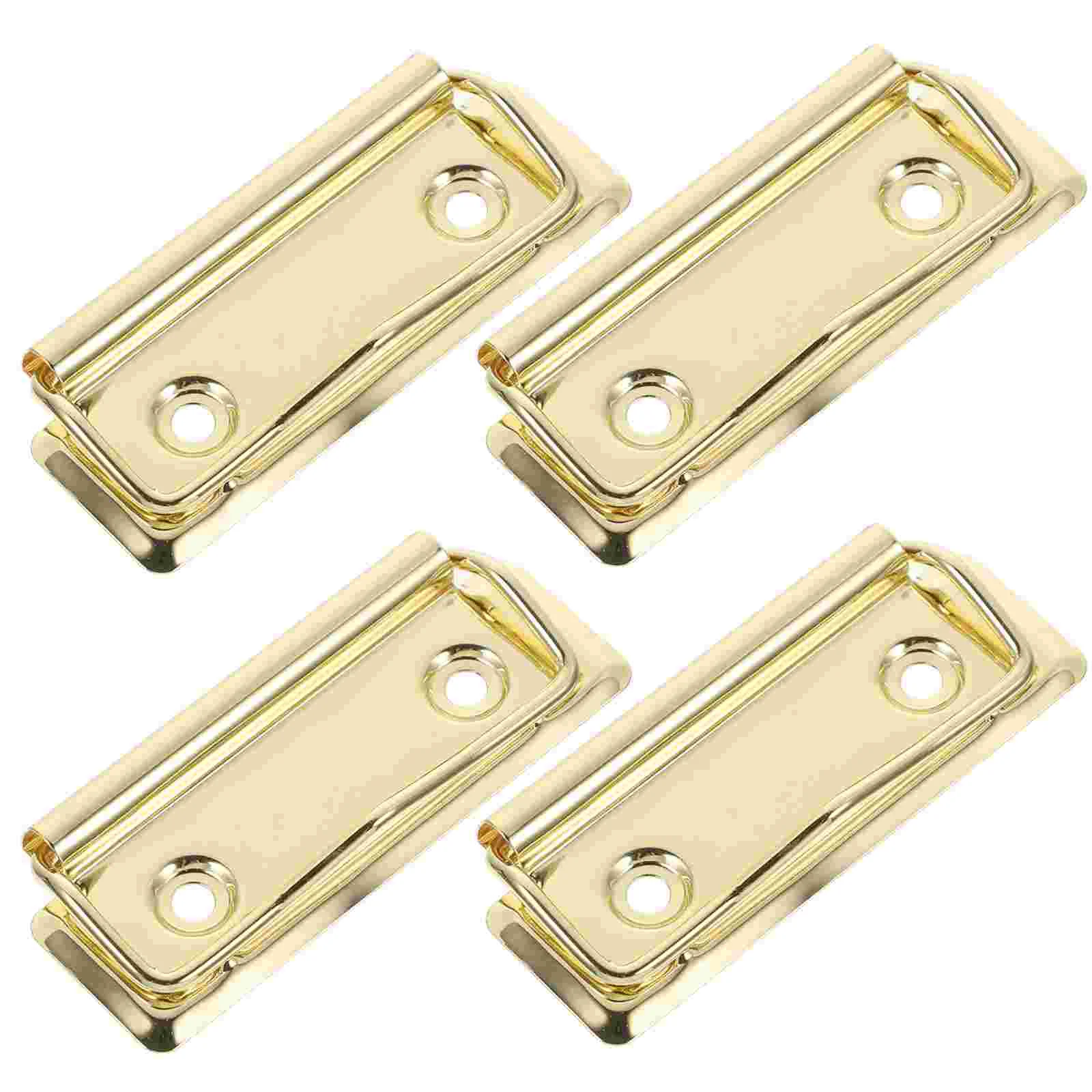 Stobok Clip Boards Clipboard Clips 4Pcs Clipboard Clamps Metal Hardboard Clips Hook Mountable Clipboards Hardware Hanging Hole
Stobok Clip Boards Clipboard Clips 4Pcs Clipboard Clamps Metal Hardboard Clips Hook Mountable Clipboards Hardware Hanging Hole