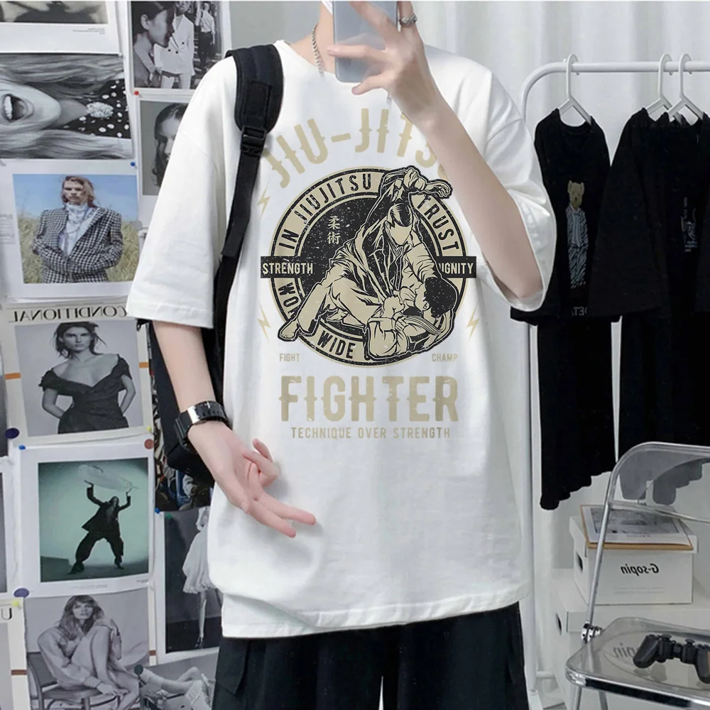 Топ bjj для джиу-джитсу, Мужская японская футболка с мангой в стиле Харадзюку, Мужская одежда для манги
Топ bjj для джиу-джитсу, Мужская японская футболка с мангой в стиле Харадзюку, Мужская одежда для манги