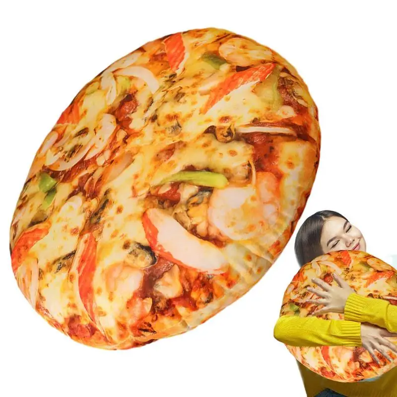

Simulation Pizza Food 40cm Pillow Pizza Plush Toy Cute Cushion Kawaii Soft Stuffed Super Comfortable Couch Pillow Child Gift