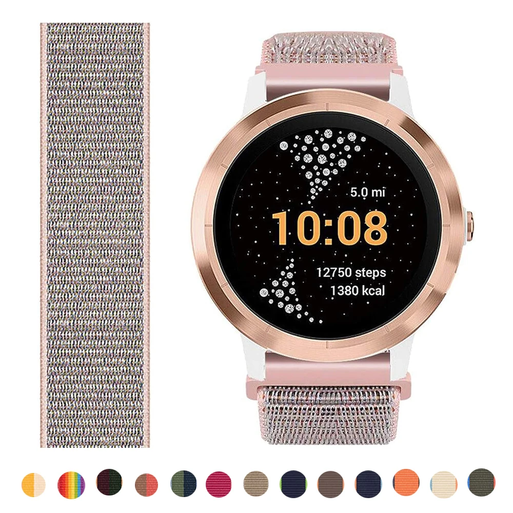 Ремешок нейлоновый для спортивных наручных часов Garmin CAME/2 // SQ/ Vivoactive 3 4/Forerunner 645 245, 20 мм 22 мм
Ремешок нейлоновый для спортивных наручных часов Garmin CAME/2 // SQ/ Vivoactive 3 4/Forerunner 645 245, 20 мм 22 мм