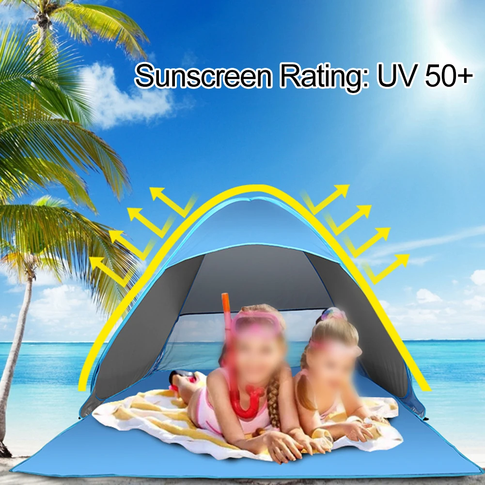 Quick Automatic Beach Tent Outdoor Beach Shade Sun Shelter Tent UPF 50+ Portable Beach Canopy For Camping Fishing Accessories
Quick Automatic Beach Tent Outdoor Beach Shade Sun Shelter Tent UPF 50+ Portable Beach Canopy For Camping Fishing Accessories