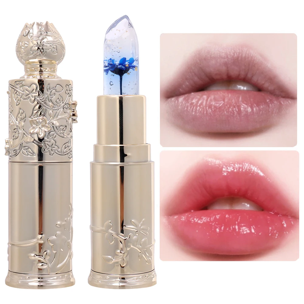 

Waterproof Color Changing Lipstick Lasting Not Easy To Fade Magic Jelly Flower Lipstick Moisturizing Color Nourishing Lip Balm