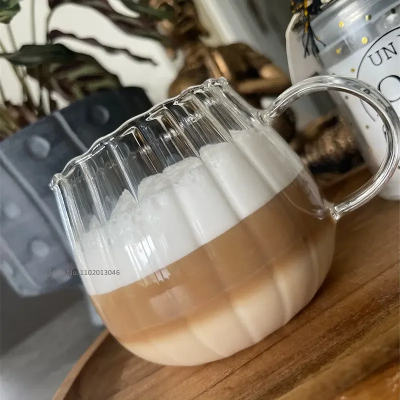 1/2/4/5PCS Heat-Resistant with Handle Glass Mug Breakfast Milk Cup Cute Office Home Coffee Mugs Pumpkin Pattern Drinkware
1/2/4/5PCS Heat-Resistant with Handle Glass Mug Breakfast Milk Cup Cute Office Home Coffee Mugs Pumpkin Pattern Drinkware