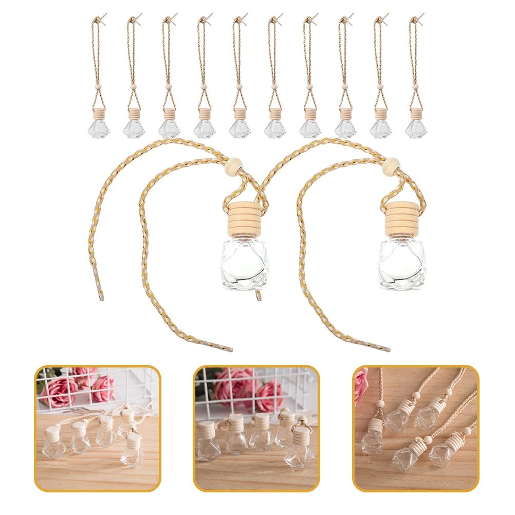 12 Pcs DIY Aromatherapy Bottle Decor Car Perfume Container Hanging Glass Decorative Small Diffuser Delicate
12 Pcs DIY Aromatherapy Bottle Decor Car Perfume Container Hanging Glass Decorative Small Diffuser Delicate