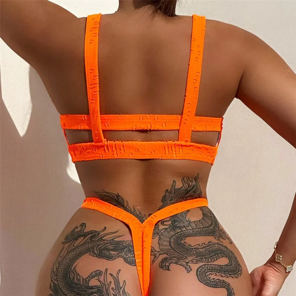 

Sexy Micro Thong Swimsuit Women Bikini Tanga 2023 Mujer Swimwear Bathing Suit White Bikinis Set Swimming Suit Beachwear Biquinis