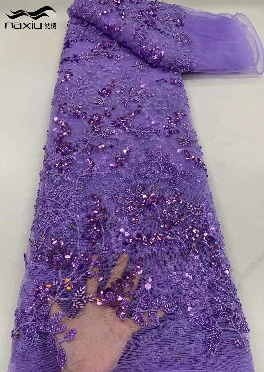 Madison-African Lace Fabric with Sequins Beads for Women, Embroidery French Net, Beaded Lace for Nigerian Women, High Quality
Madison-African Lace Fabric with Sequins Beads for Women, Embroidery French Net, Beaded Lace for Nigerian Women, High Quality