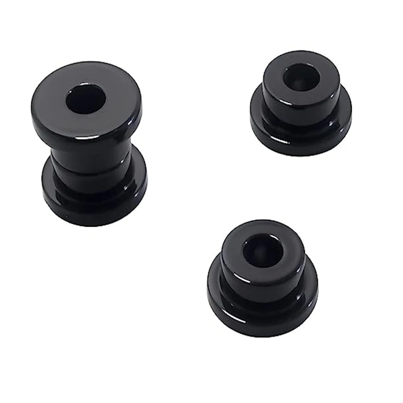 

CNC Solid Billet Handlebar Riser Bushings Compatible With Harley Softail Dyna Sportster 1984-2016 Gloss Black