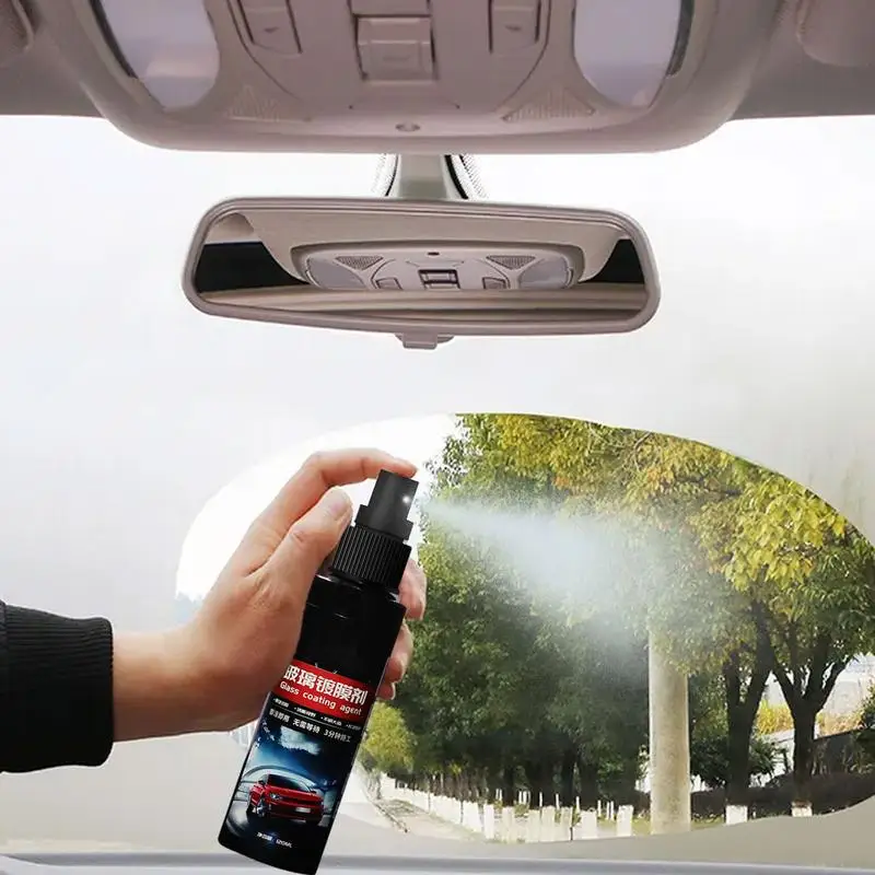 

120ml Car Glass Anti-Rain Spray Auto Water Repellent Coating Agent Waterproof Rainproof Anti-fog Spray Windshield Glass Cleaner