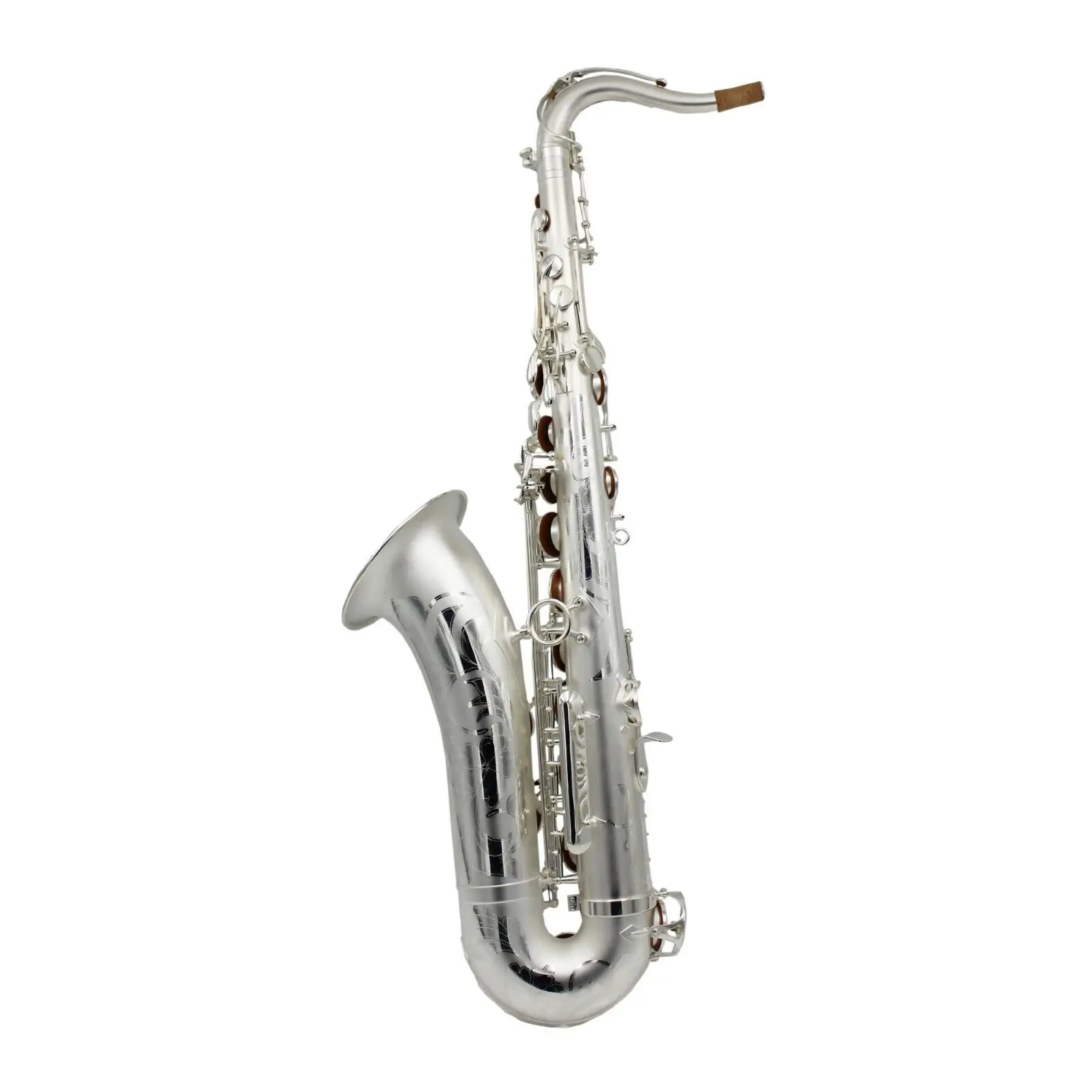 Pro New satin silver plated Tenor Saxophone tenor sax R54 type by Eastern music
Pro New satin silver plated Tenor Saxophone tenor sax R54 type by Eastern music