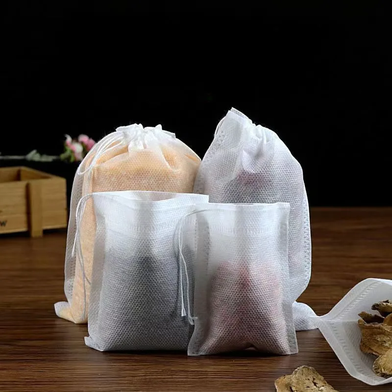 200 PCS Disposable Tea Filter Bags Non-woven Fabric Tea Bag with Drawstring Kitchen Filter Paper for Coffee Herb Loose Tea
200 PCS Disposable Tea Filter Bags Non-woven Fabric Tea Bag with Drawstring Kitchen Filter Paper for Coffee Herb Loose Tea