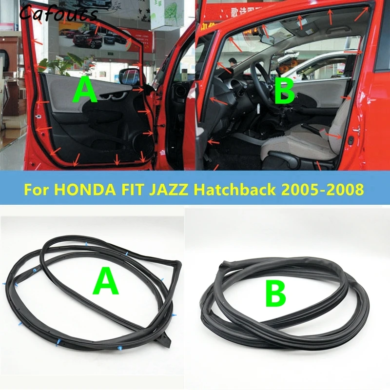 Cafoucs Car Door Frame Opening Seal Rubber Sealing Strip For Honda FIT JAZZ 2005 2006 2007 2008 Hatchback GD1 GD3
Cafoucs Car Door Frame Opening Seal Rubber Sealing Strip For Honda FIT JAZZ 2005 2006 2007 2008 Hatchback GD1 GD3