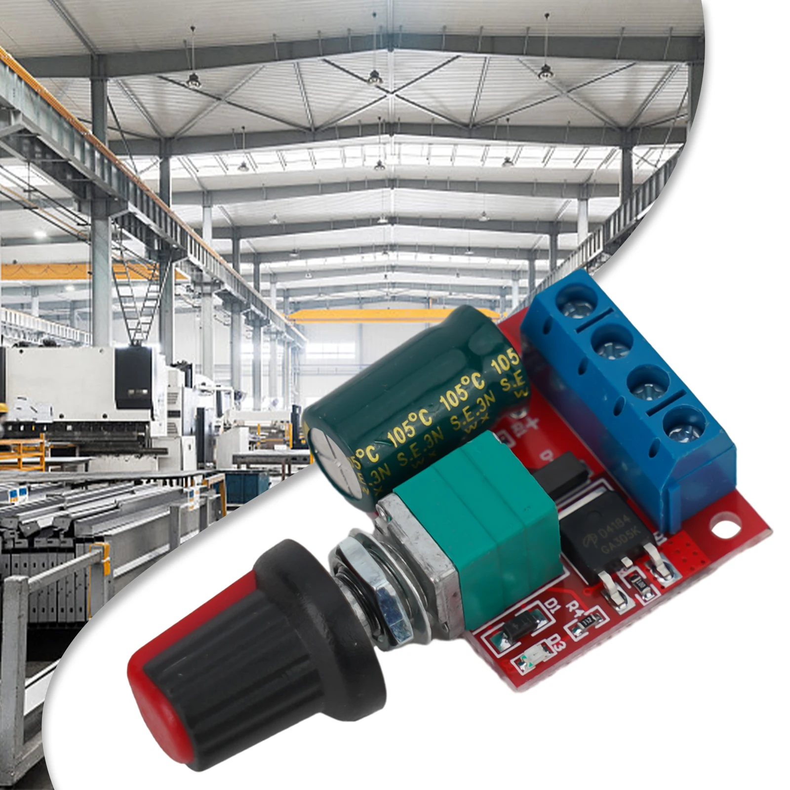 5A PWM 12V DC Motor PWM Speed Controller Module 4.5-35V Low Voltage Adjustable Drive Voltage Regulator Power Tool Part
5A PWM 12V DC Motor PWM Speed Controller Module 4.5-35V Low Voltage Adjustable Drive Voltage Regulator Power Tool Part