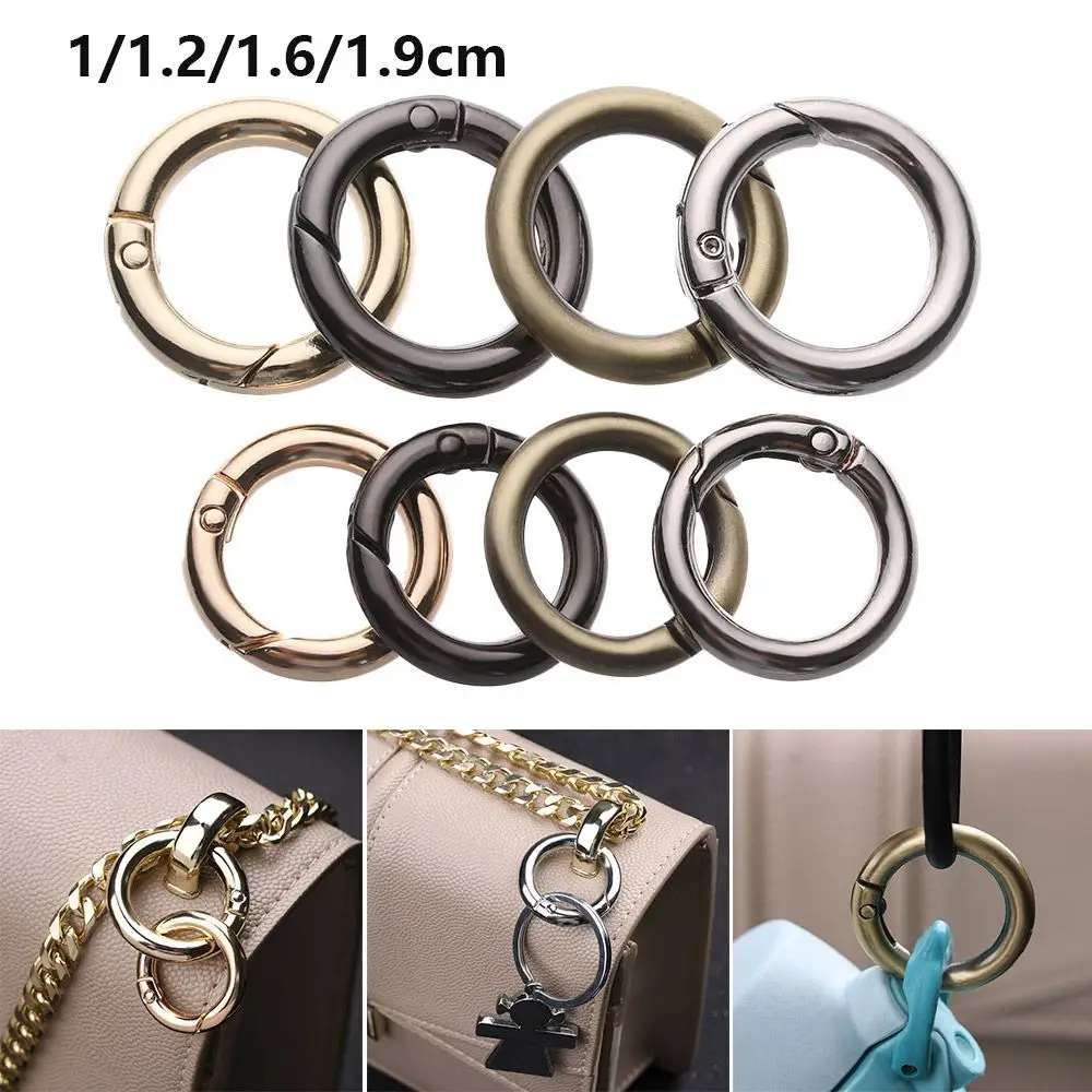 10pcs Zinc Alloy Plated Gate Spring O-Ring Buckles Clips Carabiner Purses Handbags Round Push Trigger Snap Hooks Carabiner
10pcs Zinc Alloy Plated Gate Spring O-Ring Buckles Clips Carabiner Purses Handbags Round Push Trigger Snap Hooks Carabiner