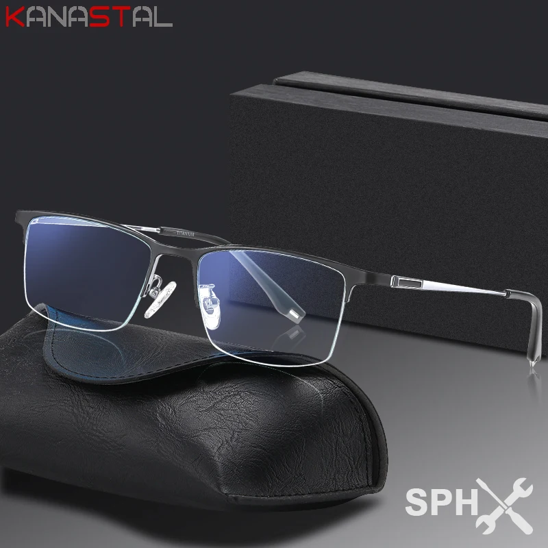 Men Blue Light Blocking Reading Glasses Fashion Titanium Polygon Eyeglasses Frame Prescription Optics Myopia Presbyopic Eyewear
Men Blue Light Blocking Reading Glasses Fashion Titanium Polygon Eyeglasses Frame Prescription Optics Myopia Presbyopic Eyewear