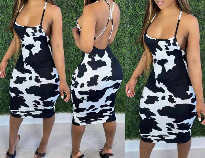 New Women's Print Sexy Suspenders Halter Dress Summer Fashion Casual Party Dresses Female and Lady Clothing
New Women's Print Sexy Suspenders Halter Dress Summer Fashion Casual Party Dresses Female and Lady Clothing
