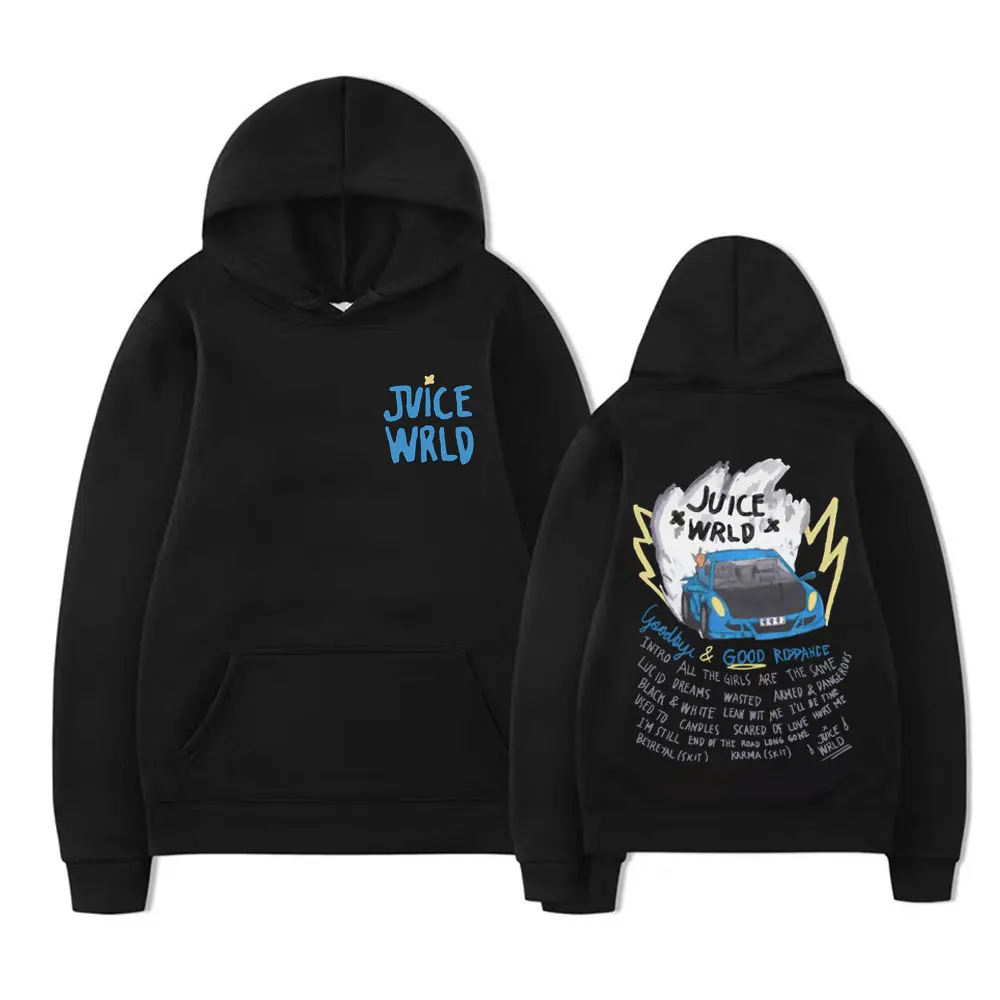 

Rapper Juice Wrld Goodbye & Good Riddance Music Album Hoodie Men's Hip Hop Punk Sweatshirt Casual Fashion Hoodies Y2K Streetwear