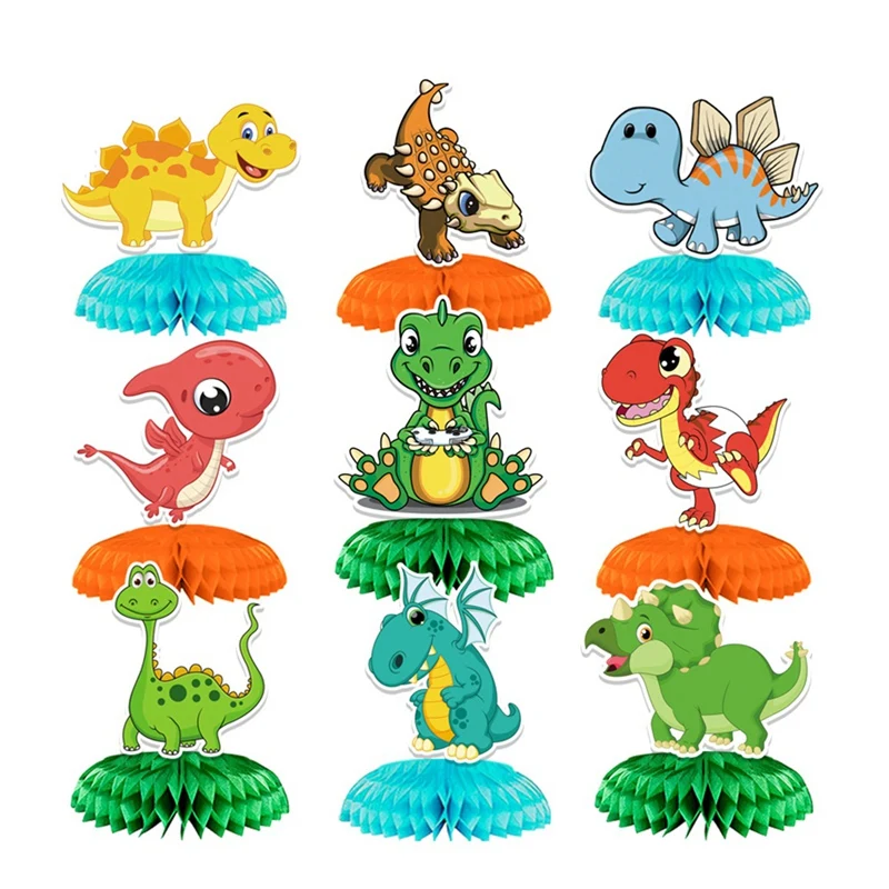 9 PCS Dinosaur Theme Party Honeycomb Centerpieces Ornaments For Kids Birthday Party Supplies Table Decorations
9 PCS Dinosaur Theme Party Honeycomb Centerpieces Ornaments For Kids Birthday Party Supplies Table Decorations
