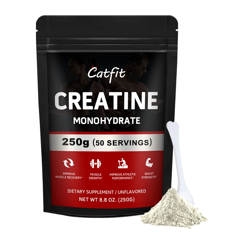 

Catfit Creatine Monohydrate Capsules Improve Energy Endurance Performance Creatina Athletic Muscle Growth Whey Protein for Gym