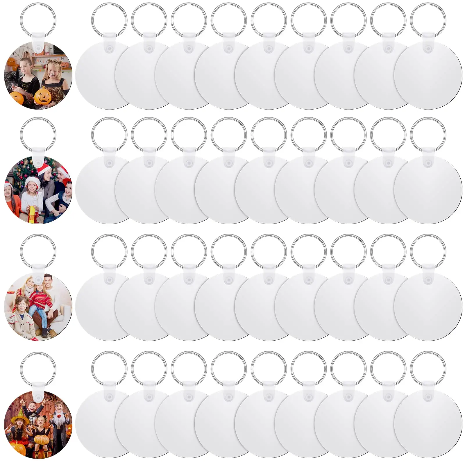 30Pcs Sublimation Keychain Blanks Double Side Heat Transfer Blanks MDF Blank Board Key Rings Blanks for Sublimation DIY Craft
30Pcs Sublimation Keychain Blanks Double Side Heat Transfer Blanks MDF Blank Board Key Rings Blanks for Sublimation DIY Craft