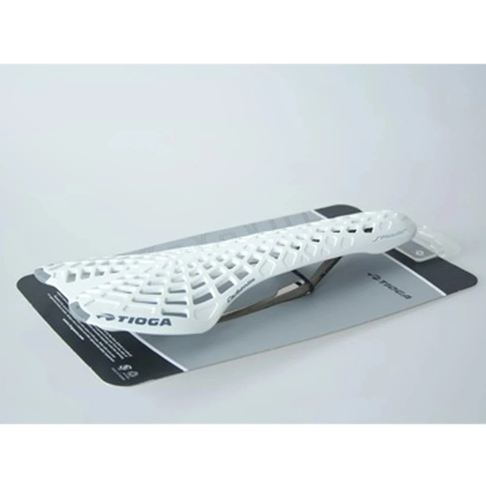 Tioga SPYDEA Hollow Design Saddle Ultra-Light Road Mtb Bike Bicycle Saddle Seat Black/White Bicycle Accessories 
Tioga SPYDEA Hollow Design Saddle Ultra-Light Road Mtb Bike Bicycle Saddle Seat Black/White Bicycle Accessories