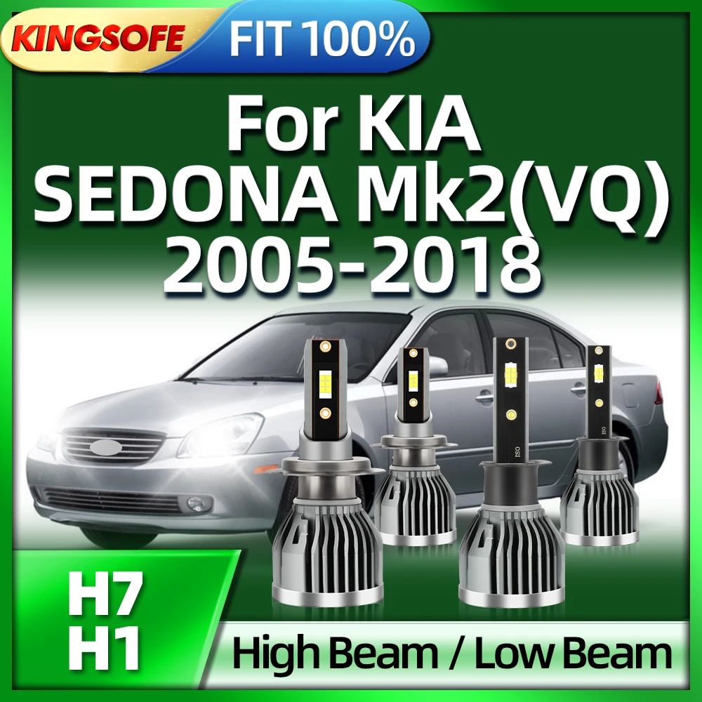 Roadsun H1 LED Headlight 30000LM H7 Bulbs For KIA SEDONA Mk2(VQ) 2005 2006 2007 2008 2009 2010 2011 2012 2013 2014 2015-2018
Roadsun H1 LED Headlight 30000LM H7 Bulbs For KIA SEDONA Mk2(VQ) 2005 2006 2007 2008 2009 2010 2011 2012 2013 2014 2015-2018