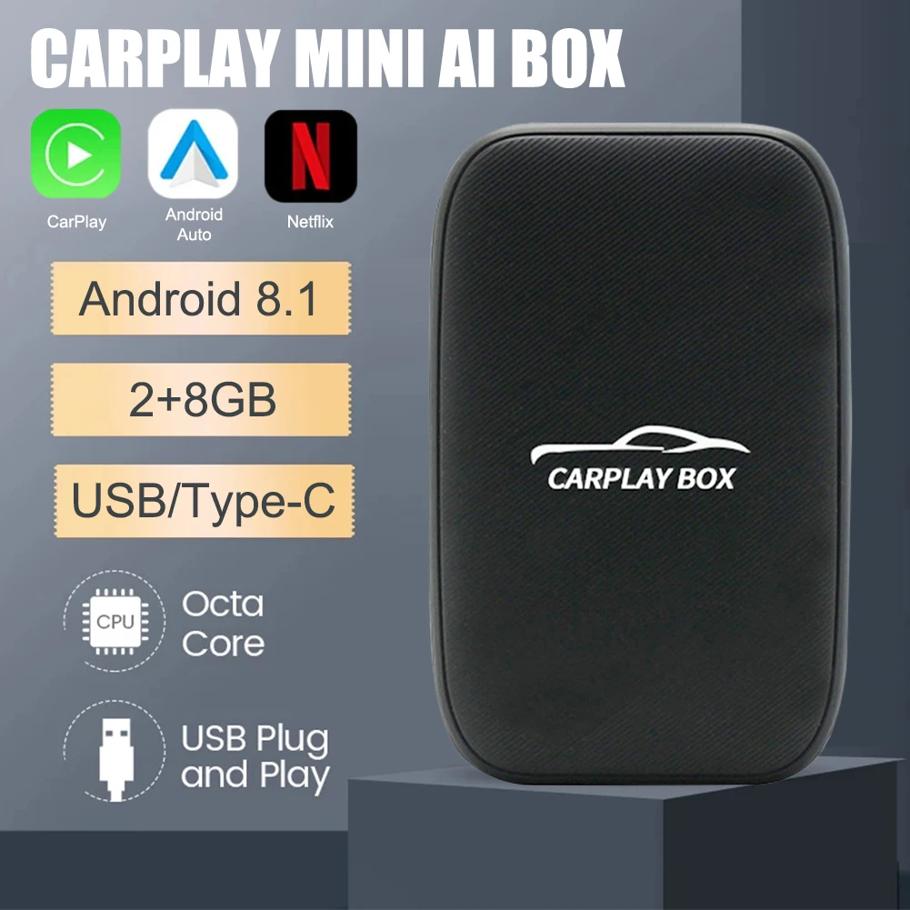 2023 Новый проводной и беспроводной адаптер для CarPlay Android авто Универсальный AI Box мультимедийный видеоплеер для Netflix YouTube TF карты
2023 Новый проводной и беспроводной адаптер для CarPlay Android авто Универсальный AI Box мультимедийный видеоплеер для Netflix YouTube TF карты