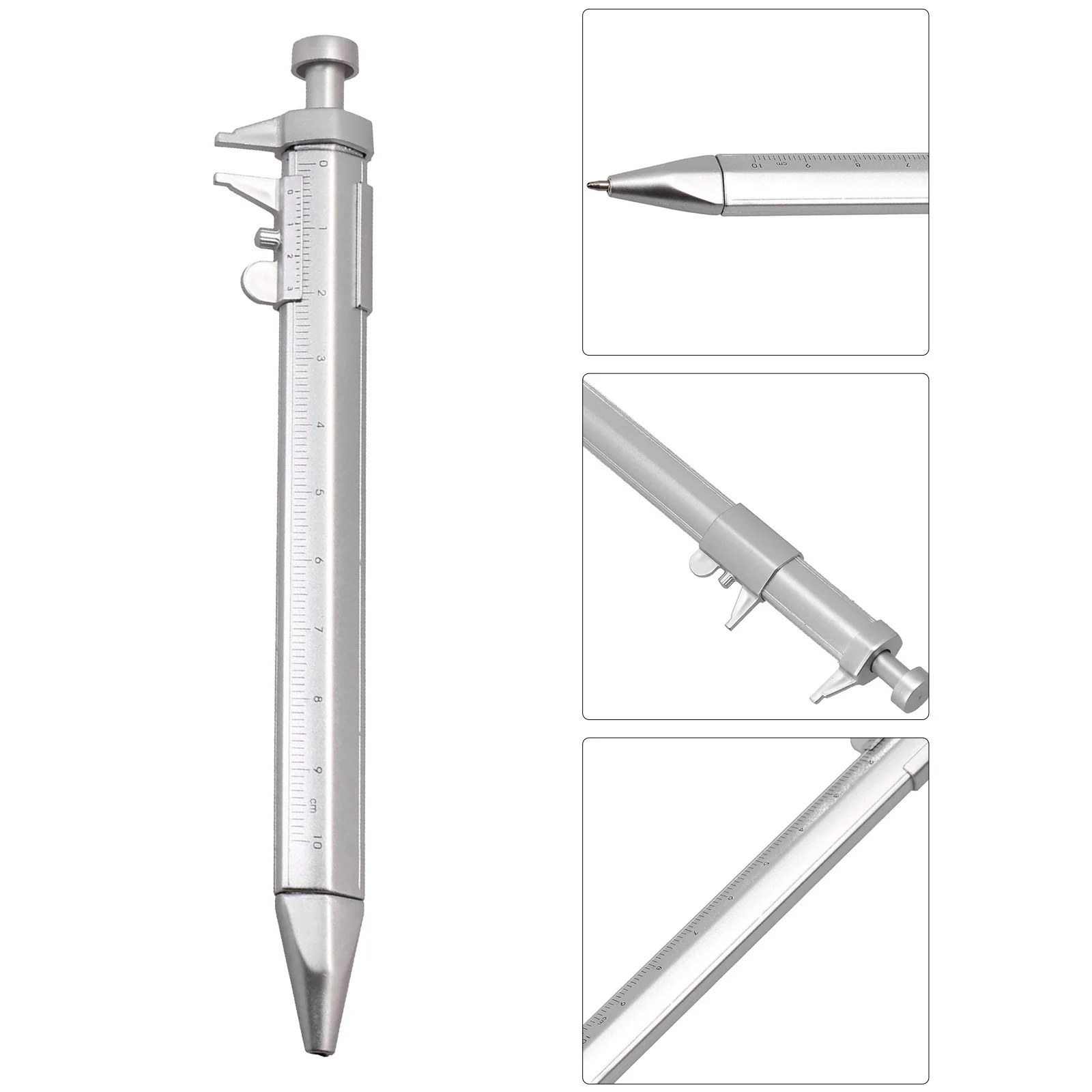1PCS Multi-Multifunction Gel Ink Pen Vernier Caliper Roller Ball Pen Stationery For Students Blue/black Ink To Choose
1PCS Multi-Multifunction Gel Ink Pen Vernier Caliper Roller Ball Pen Stationery For Students Blue/black Ink To Choose